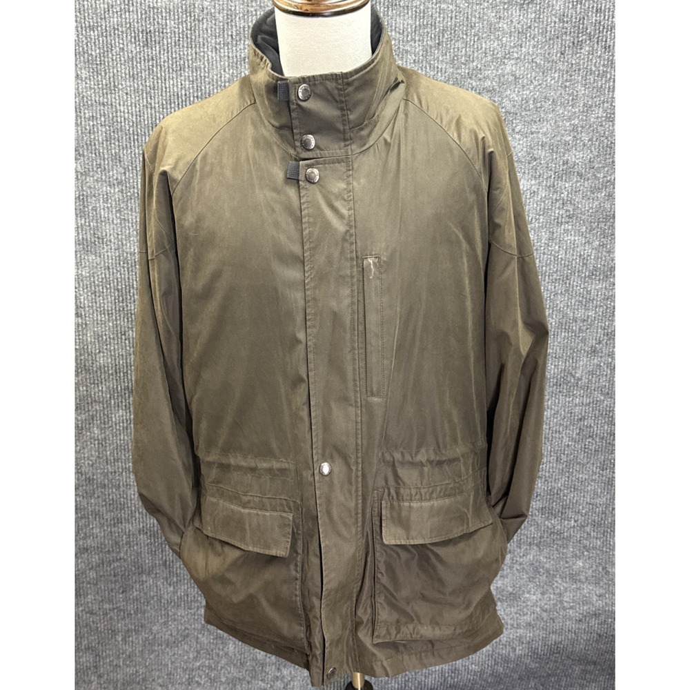 Claiborne Outerwear Men's Lg Barn Chore Jacket  Hood & Removable Flannel Liner